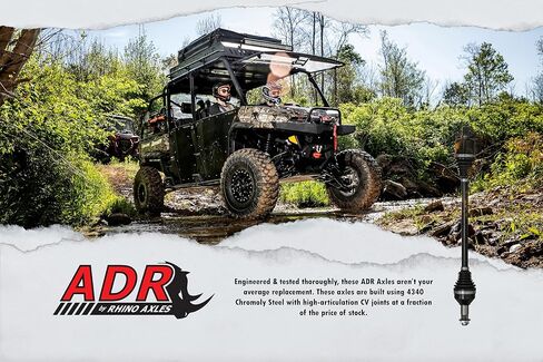 محور خلفي SuperAtv ADR متوافق مع هوندا Pioneer 700 ، أقوى من الأسهم ، التي تم إنشاؤها مع 4340 من الصلب كرومولي ، وأقصى قدر من السيرة الذاتية وحجم العمود من أجل القوة النهائية ، انظر التركيب in Saudi Arabia