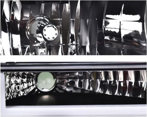 PIT66 LED BAR ANDERMBLY مجموعة متوافقة مع 1992-1996 FORD F150/F250/F350 BRONCO 1992 1993 1994 1995 1996 مصابيح الأمامية مع مصابيح الإشارة المصدفة CORNER CLEAR in Kuwait