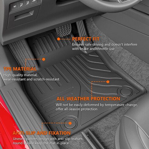 Powoq Cargo Mat متوافق مع 2023 2024 2025 Mazda CX-50 Trunk Mat Cargo Cargo Liner TPE Planer Presentive for 2023 2024 2025 Mazda CX50 Accessories (Trunk Mat+Backrest Liner) in Saudi Arabia