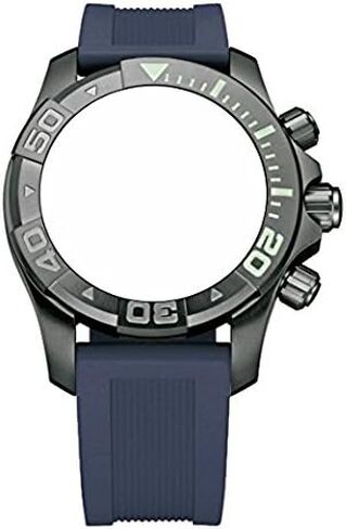 Victorinox Swiss Army Dive Master 500 Navy Blue Rubber Rubber Sliver Watch Band 22mm in Saudi Arabia