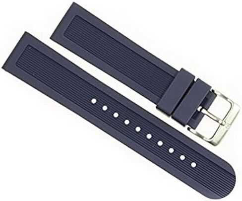 Victorinox Swiss Army Dive Master 500 Navy Blue Rubber Rubber Sliver Watch Band 22mm in Saudi Arabia
