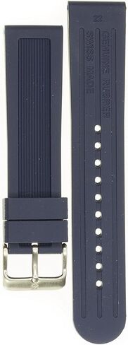 Victorinox Swiss Army Dive Master 500 Navy Blue Rubber Rubber Sliver Watch Band 22mm in Saudi Arabia