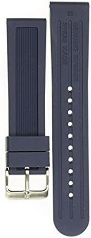 Victorinox Swiss Army Dive Master 500 Navy Blue Rubber Rubber Sliver Watch Band 22mm in Saudi Arabia
