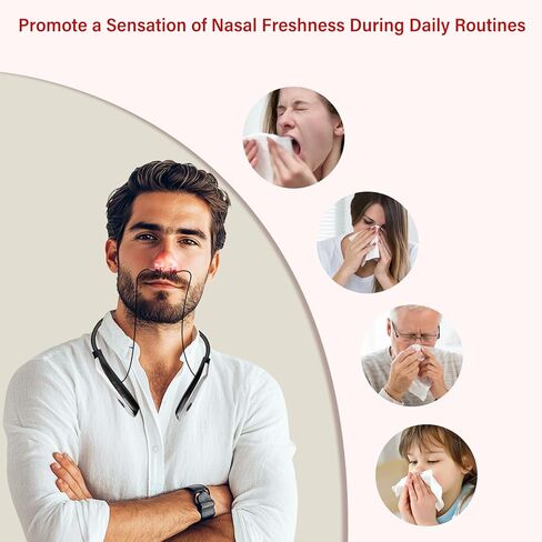 جهاز العلاج بالضوء الأحمر للأذنين والأنف-USB المحمولة معلقة 2 في -1--1 650 نيوتن متر مكالمات أذن حمراء أذن مع غطاء سيليكون قناة الأذن وأكمام الأنف ، وتخفيف الألم ، ودعم طنين in Kuwait