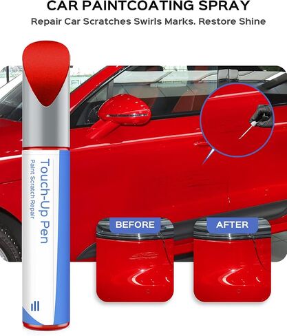 الحراس الأحمر (84a/g) لمس الطلاء المتوافق مع رقائق Porsche مطابقة بالضبط و nicks touch Up in Kuwait