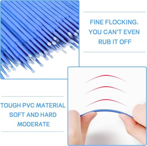 100PCS Touch Up Paint Brushes, 1.5mm Disposable Micro Applicators for Automotive Paint Chip Repair, Mini Paint Repair Brush for Vehicle Detailing, Stone Chips, Scratches (Blue) in Saudi Arabia