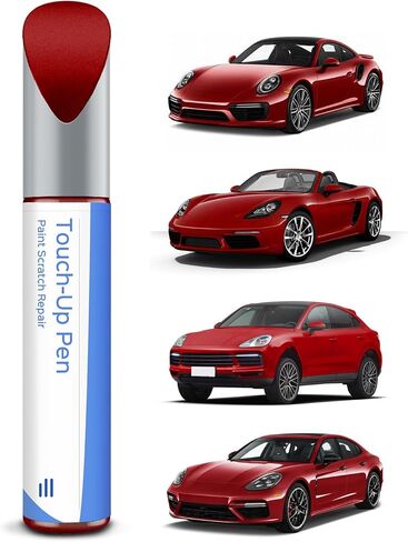 الحراس الأحمر (84a/g) لمس الطلاء المتوافق مع رقائق Porsche مطابقة بالضبط و nicks touch Up in Kuwait
