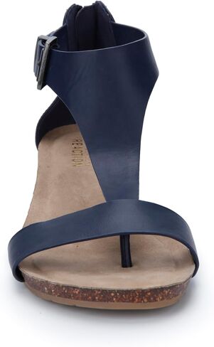 Kenneth Cole REACTION Women's Great Gal T-Strap Wedge Sandal, Black Patent, 9 M US in Saudi Arabia