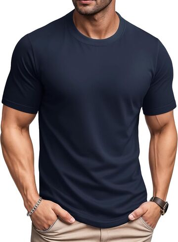 Magcomsen Mens Therts Short Sereve Upf 80+ حماية من أشعة الشمس رطبة خفيفة الوزن فتي in Saudi Arabia