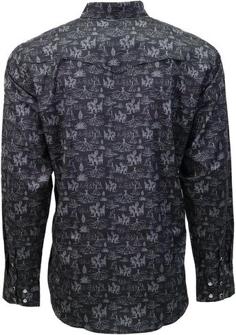 Hooey Men Sol Long Sleve Pearl Snap Shirt in Kuwait