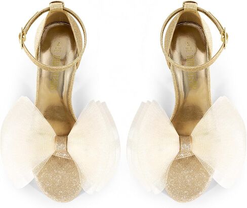 أحذية DREAM PAIRS النسائية ذات الكعب العالي للنساء مفتوحة من الأمام وشريط الكاحل قابل للتعديل وصنادل بكعب عالٍ وحفلات الزفاف وحفلات الزفاف، مقاس 7.5، عارية، SDHS2334W-NEW in Saudi Arabia