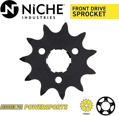 Niche 520 Pitch 11 Tooth Front Drive Sprocket for 1980-1986 Honda ATC200 ATC200S ATC185S ATC200M 23801-958-000 in Kuwait