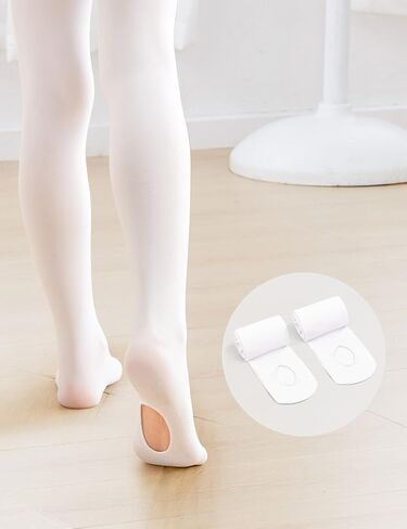Girls Tights Ballet Dance Tights Students Ultra Soft Pro Convertible Transition Tights for Kids/Women/Toddler in Kuwait