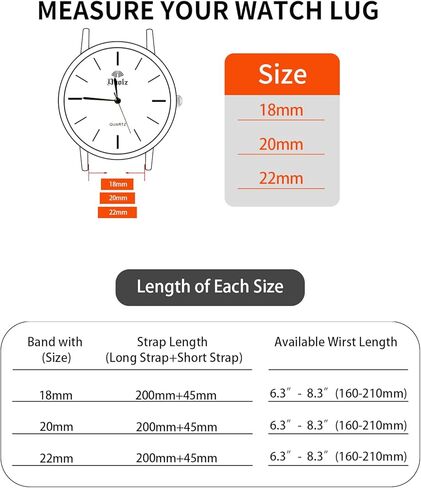 TStrap Nylon Sport Watch Band - Black Quick Release Watch Straps for Men Women - Athletic Military Smart Watch Bracelet Replacement - Correa para Reloj Hombre - 18mm 20mm 22mm in Kuwait