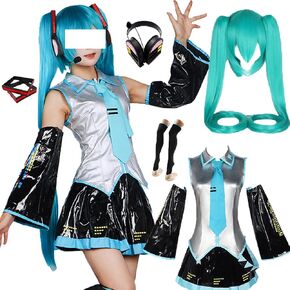 Anime Costume Party Dress Uniform For Women Full Set With Wig in Saudi Arabia