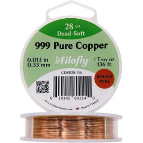 20 Gauge, Copper Wire, Dead Soft, Round, 1 Troy oz (22 FT) in Saudi Arabia