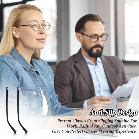 طقم إصلاح ذراع النظارات مع البراغي ، مفك البراغي النظارات المحمولة ymapinc ، ساقين نظارات عالمية 2pcs ، تشمل منصات الأنف والمسامير ، وملحقات ذراع النظارات البديلة in Saudi Arabia