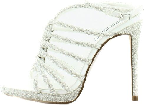 Steve Madden Women's Givinn Heeled Sandal, Pearl, 6.5 in Saudi Arabia