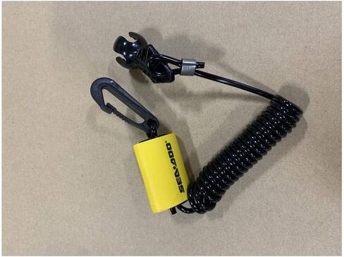 Sea-Doo New OEM Safety Lanyard Key Clord & Clip ، 278002843 ، 278003410 in Kuwait
