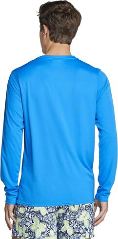 Speedo Men's Uv Swim Shirt Graphic Long Sleeve Tee (White, XX-Large) in Saudi Arabia