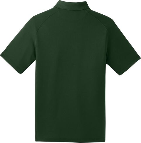 Sport-Tek للجنسين منطقة الجافة Raglan Polo | قميص قصير الأكمام القصير للرجال والنساء ، قمة للعمل والتنس والغولف in Saudi Arabia