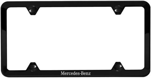 Mercedes-Benz Q-6-88-0125-M-B إطار لوحة ترخيص سليم سليم الأسود (2200) in Saudi Arabia
