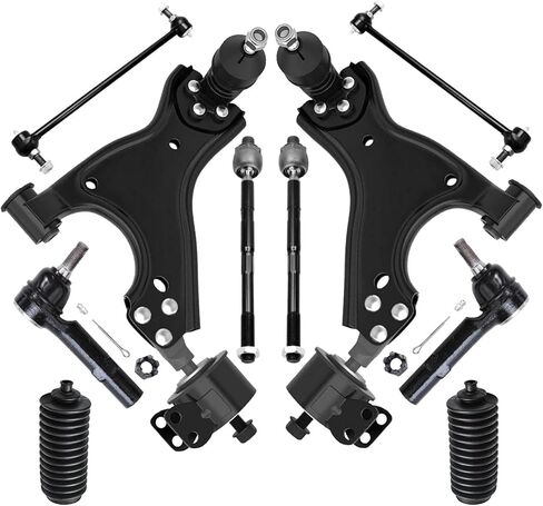 Detroit Axle - 10pc infens infens infensive kit for buick ject chevy traverse gmc acadia limited saturn outlook ، 2 swite rems 2 bars 4 sway 4 rods idter & inner inn in Saudi Arabia