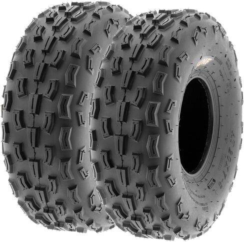 SunF 20x7-8 ATV UTV Tire 20x7x8 Knobby Tubeless 6 PR A029 - PAIR of 2 in Saudi Arabia