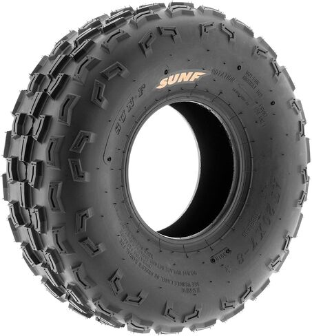 SunF 20x7-8 ATV UTV Tire 20x7x8 Knobby Tubeless 6 PR A029 - PAIR of 2 in Saudi Arabia