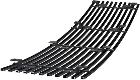 HD Ridez Premium Stainless Steel Chrome 8x6 Horizontal Billet Front Grille Grill Insert Compatible with Honda Ridgeline 2005-2008 Main Upper HDR-GRHC2885S in Saudi Arabia