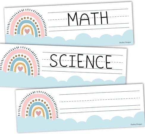 25 Colorful Student Desk Name Tags Classroom - Student Name Tags for Desks, Desk Name Plates for Classroom, Classroom Name Tags for Desk, Locker Name Tags for Classroom, Teacher Name Plate for Desk in Saudi Arabia