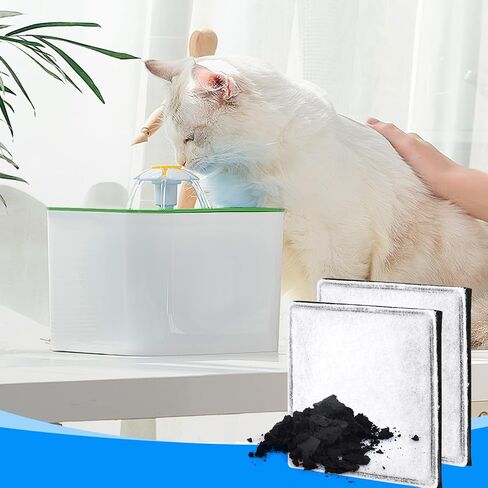 Cat Water Fountain Filter Fit for Premier Pet Fountain Filters Replacement, Pet Fountain Filter Replacement Compatible with Petsafe Aqua Fountain Aqua Cube, Aqua Falls & Current Fountain in Kuwait