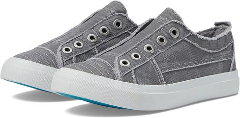 Blowfish Malibu Womens Play Sneaker (Medium, Light Grey Canvas, Numeric_7_Point_5) in Saudi Arabia