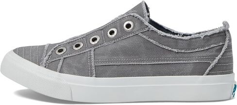 Blowfish Malibu Womens Play Sneaker (Medium, Light Grey Canvas, Numeric_7_Point_5) in Saudi Arabia