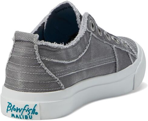 Blowfish Malibu Womens Play Sneaker (Medium, Light Grey Canvas, Numeric_7_Point_5) in Saudi Arabia