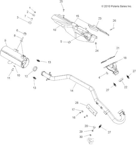 Polaris 1261564-489 Twin Black Manifold 9-2016 Forest 6X6 EFI Sportsman 800 200 in Saudi Arabia