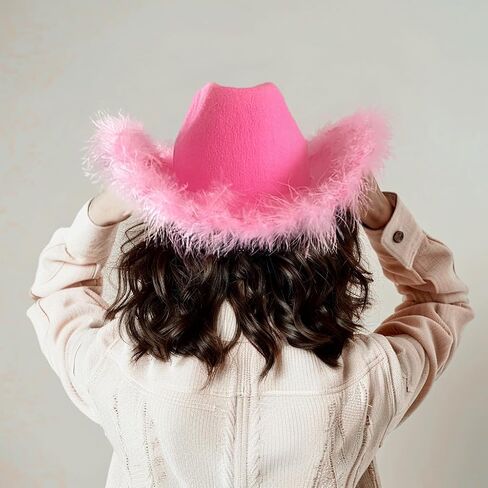 Black Cowboy Hat with Rhinestone Band Black Cowboy Hats for Women Bachelor Party Halloween Christmas in Saudi Arabia