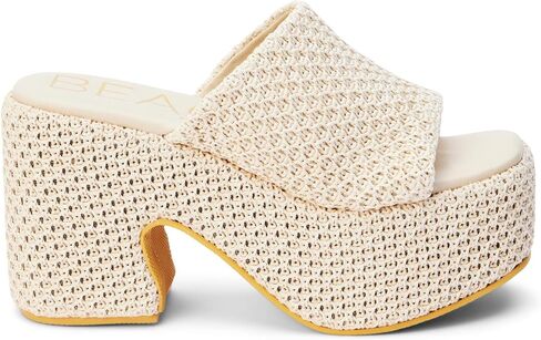 BEACH by Matisse Womens Como Block Athletic Sandals Casual High Heel 3" & Up - Brown - Size 7 M in Saudi Arabia
