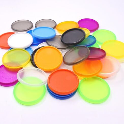 33pcs Discbound Planner Expansion Discs Loose Leaf Disc for Discbound Notebook Planner Scrapbook Binding(White,1.5inch/38mm) in Kuwait