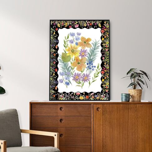 60 Pcs Spring Floral Bulletin Board Borders Cartoon Flower Bee Butterfly Self-Adhesive Border Trim Sticker Decals for Home Classroom Party Wall Decoration in Kuwait