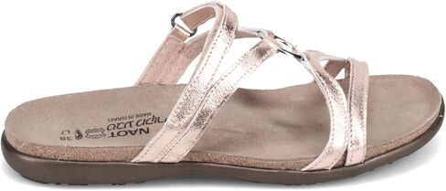 NAOT New Women's Carmen Slide Sandal Soft Rose Gold Leather 41 in Saudi Arabia