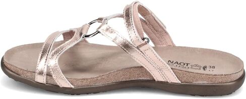 NAOT New Women's Carmen Slide Sandal Soft Rose Gold Leather 41 in Saudi Arabia