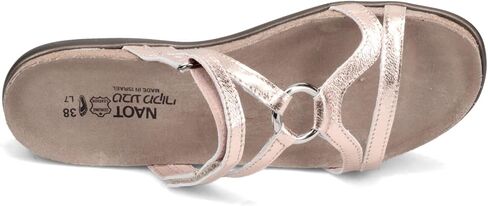 NAOT New Women's Carmen Slide Sandal Soft Rose Gold Leather 41 in Saudi Arabia