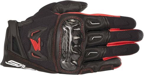 Alpinestars Honda SMX-2 Air Carbon V2 Gloves ، M ، Black/Red- Honda in Saudi Arabia