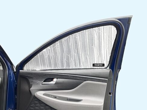 النافذة الجانبية المقعد الأمامي العاكس Sunshade مخصص لعام 2019 2020 2021 2022 2023 Hyundai Santa Fe SUV ، ملحقات حماية من أشعة الشمس الهجينة ، الهجينة ، الهجينة ، (مجموعة 2) in Kuwait