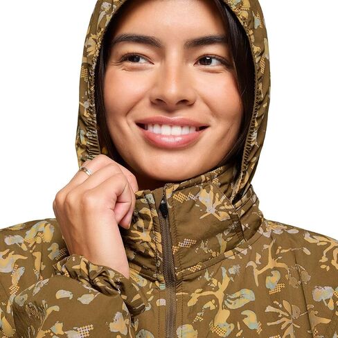 Prana Encinitas Windbreaker - Women's, Retro Olive DigibLoleom, XS in Saudi Arabia