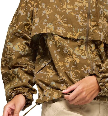 Prana Encinitas Windbreaker - Women's, Retro Olive DigibLoleom, XS in Saudi Arabia