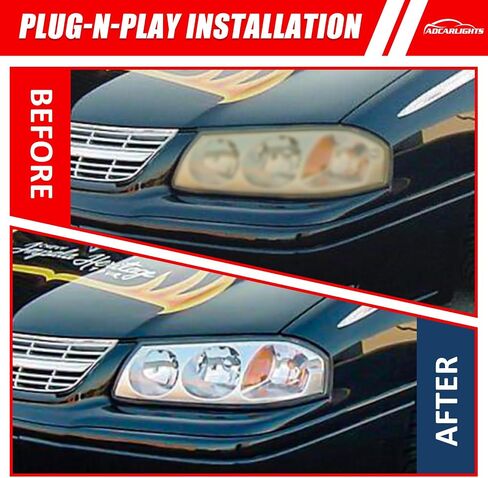 لعام 2006 2007 2008 2009 2010 2011 2012 2013 مجموعة مصباح تشيفي إمبالا متوافقة مع 14-16 Impala Limited / 06-07 Monte Carlo Chrome Housing House Replector Pair in Saudi Arabia