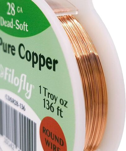 20 Gauge, Copper Wire, Dead Soft, Round, 1 Troy oz (22 FT) in Saudi Arabia