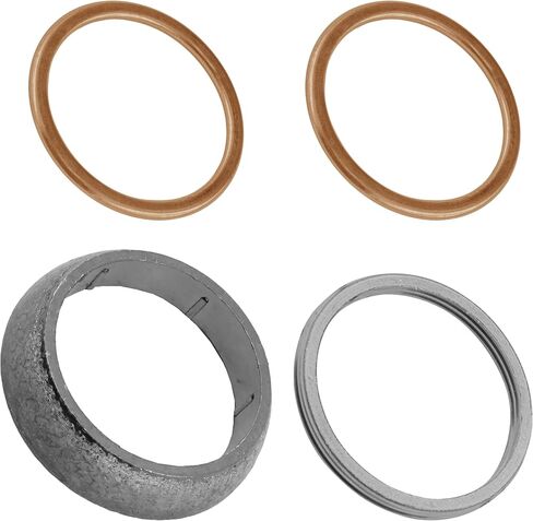 Caltric Muffler Gasket Set Compatible with Honda Pioneer 1000-5 Deluxe SXS1000M5D 2016 2017 2018 2019 2020 2021 2022 in Saudi Arabia